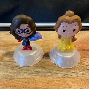 McDonalds Disney 100 toys - Ms Marvel and Belle
